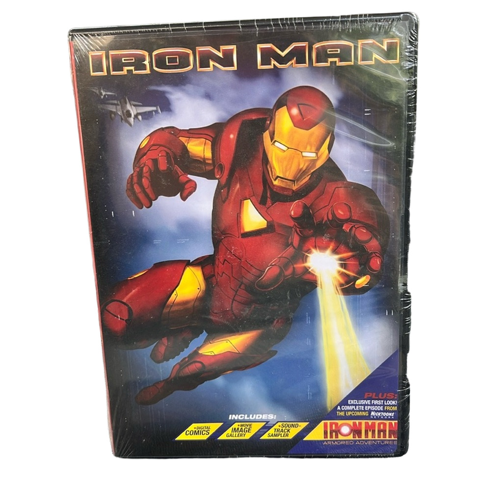 Sealed NEW Iron Man DVD - Red and Yellow
